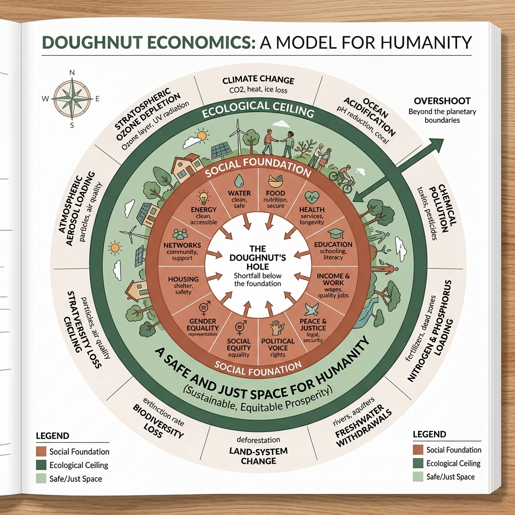 Doughnut Economics Model