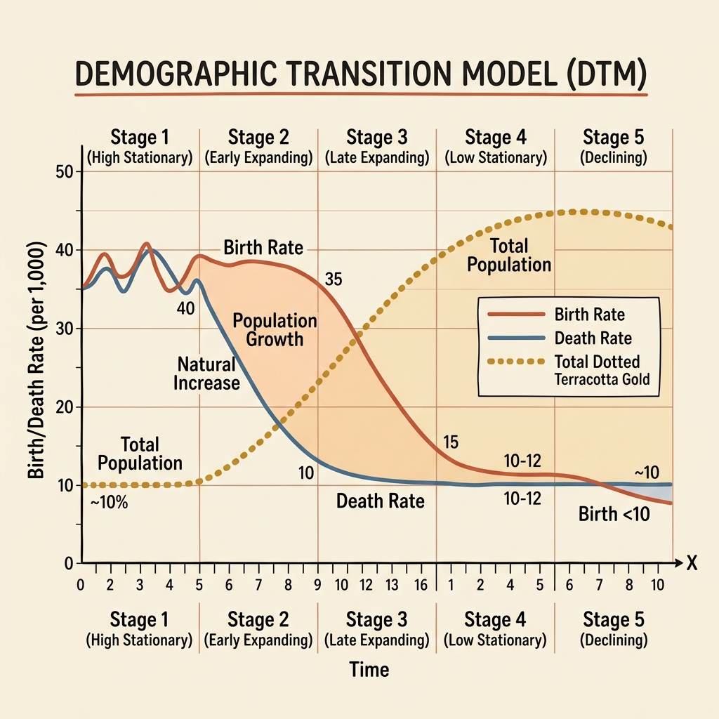 Demographic Transition Model (DTM)