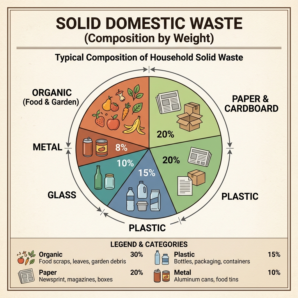 Solid Domestic Waste Composition