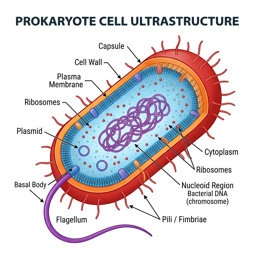 Prokaryote Cell Diagram