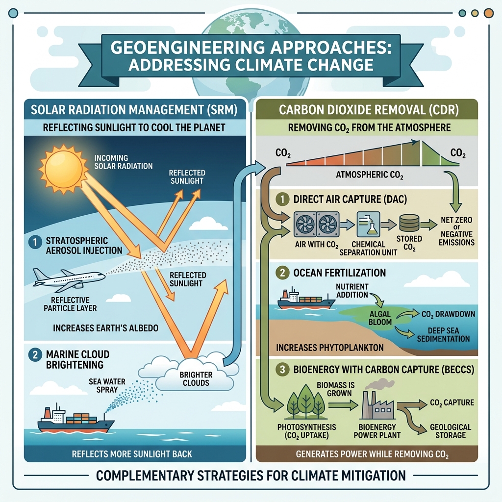 Geoengineering Approaches Diagram